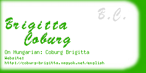 brigitta coburg business card